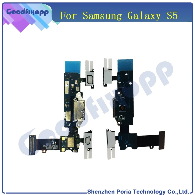 SM0072 For Samsung Galaxy G900t NEW micro USB Charging Port&Sensor dock connector Flex Cable replacement parts (3)