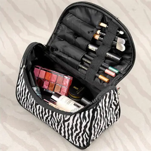 ladies leather wash bag