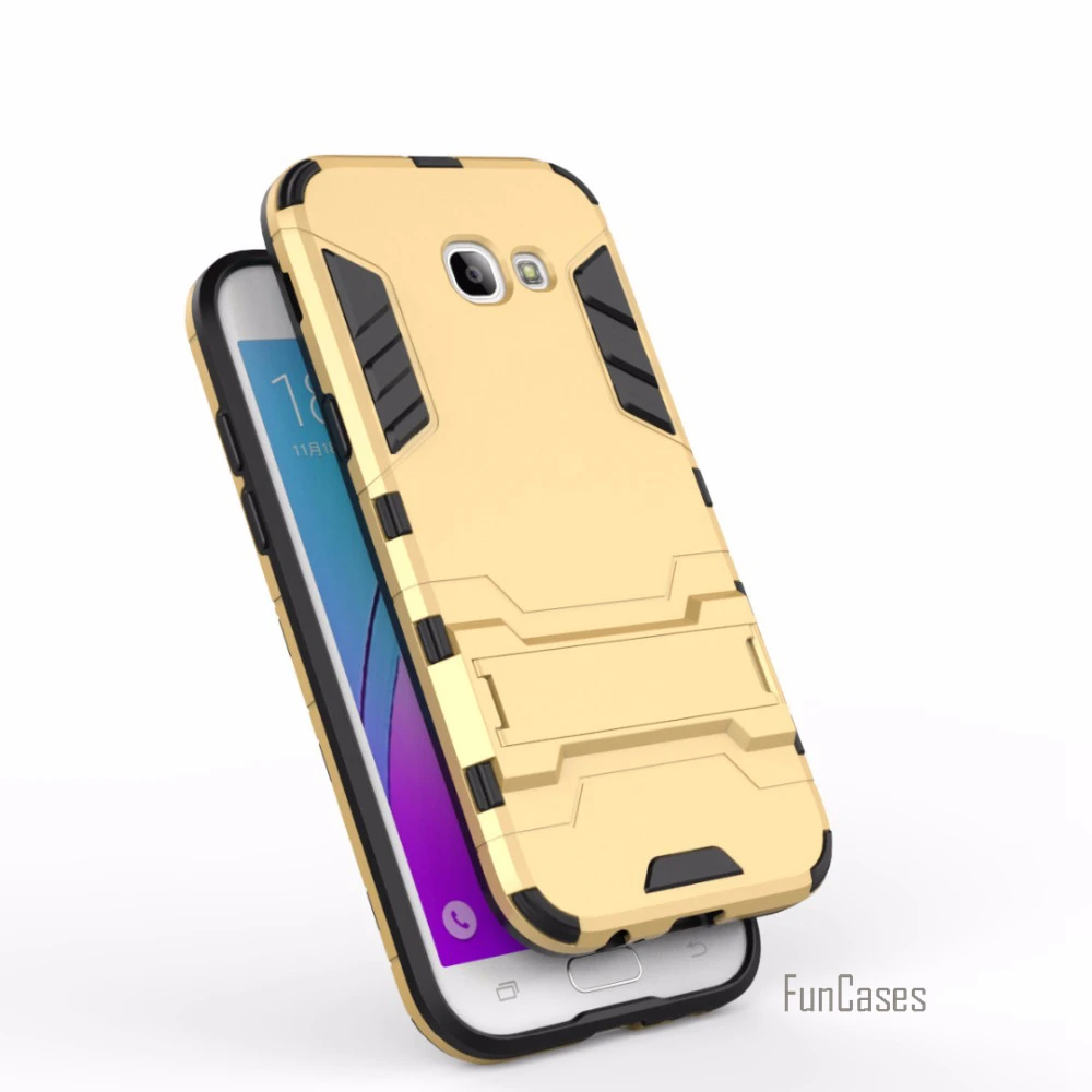 Чехол для samsung Galaxy A5 2017 A5200 PC силиконовый двухслойный армированный 3D чехол