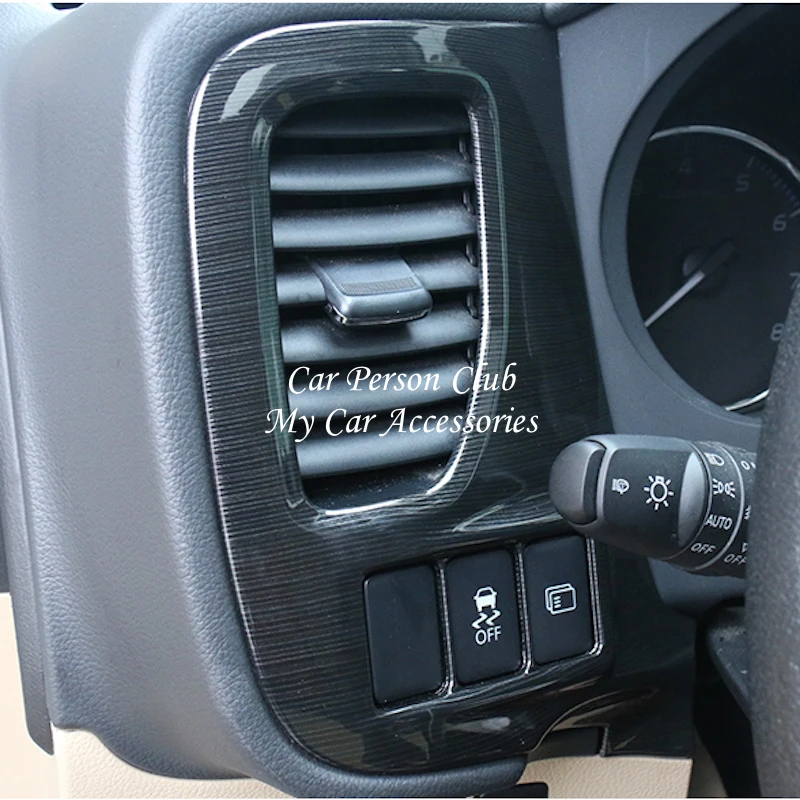 Stainless Black Inner Window Switch Panel Cover Trim 4x j For Honda Accord 18-19