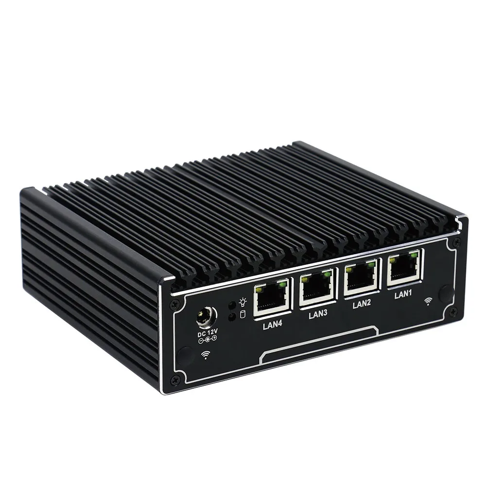  Minisys Atom E3845 Quad Core Mini PC Firewall Micro Appliance With 4x Gigabit Intel Lan Barebone Ga