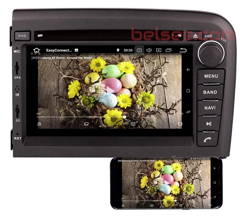 Perfect Belsee for Volvo S80 1998-2006 Android 8 Octa Core Car Radio 4GB Stereo GPS Navigation Autoradio DVD Player Mirrorlink Bluetooth 4