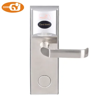 

Digital RFID Card Door Lock For Hotel/Home Use With Deadbolt And Anti-card Latch