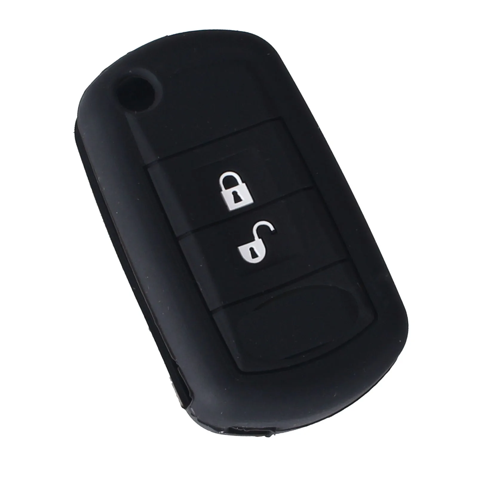 KEYYOU 3 кнопки флип складной силиконовый чехол для ключей Fob Range Rover Sport LR3 Land Discovery