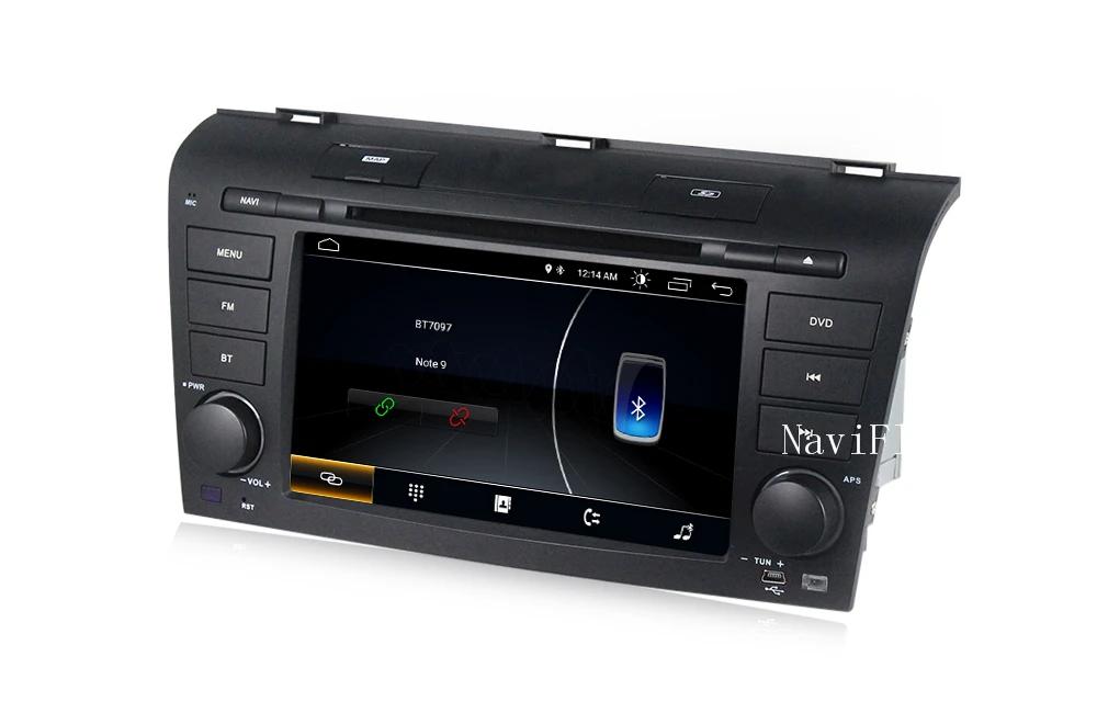 Sale NaviFly 2 din Android 8.1 car radio gps for Mazda 3 Mazda3 2003-2009 with dvd multimedia player head unit TDA7851 WIFI BT RDS 7