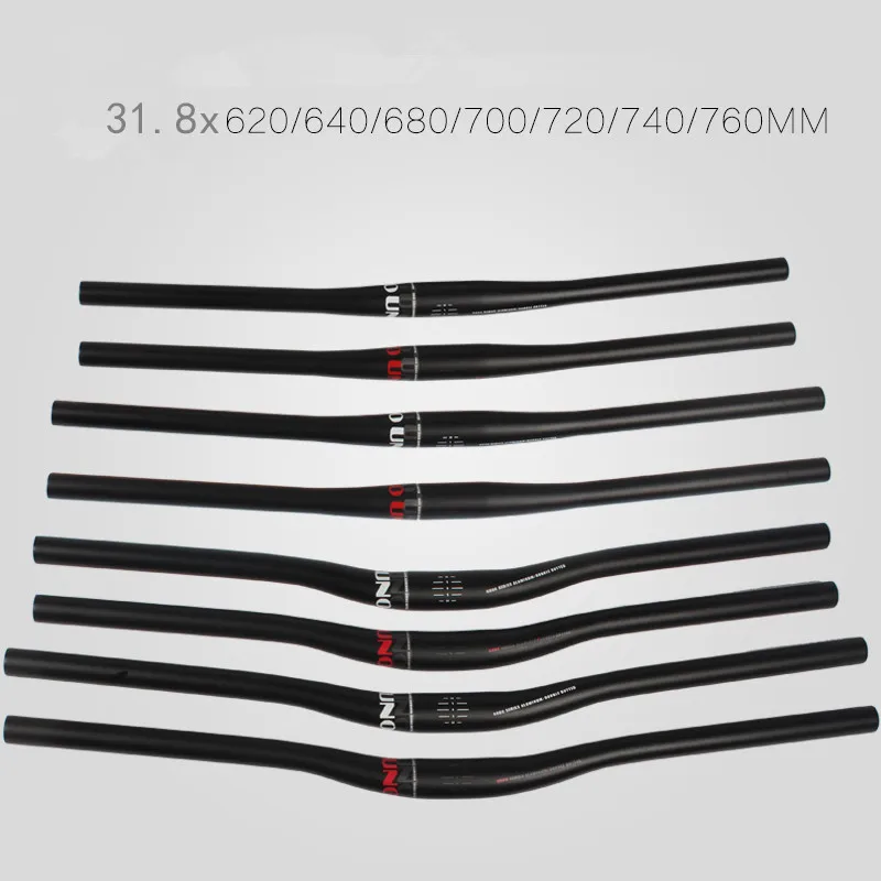 

DH/FR/XC bicycle handlebar Aluminum Alloy mountain bike handlebar flat / rise MTB swallow one-shaped 31.8mmX620/680/700/720mm