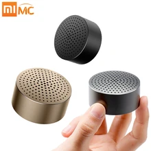 Оригинальный Xiaomi Динамик Портативный мини Беспроводной Bluetooth Металла Сталь ультра автомобильное Колонки для мобильного телефона компьютер handfree аудио