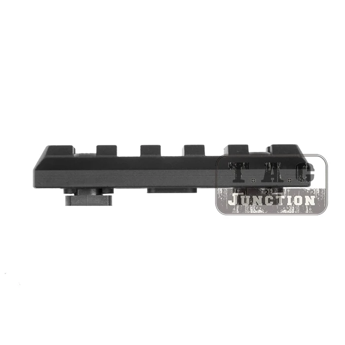 التكتيكية M-LOK 5 فتحة Picatinny/ويفر السكك الحديدية شريحة الألومنيوم محول تركيب ل MLOK Handguard Forend القسم 2.5 بوصة 65 مللي متر