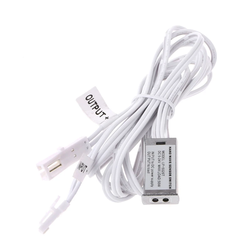 

OOTDTY 1PC DC 12V/24V IR Hand Wave Sensor Switch 5A Hand Sweep Switch 10cm Sense Distance