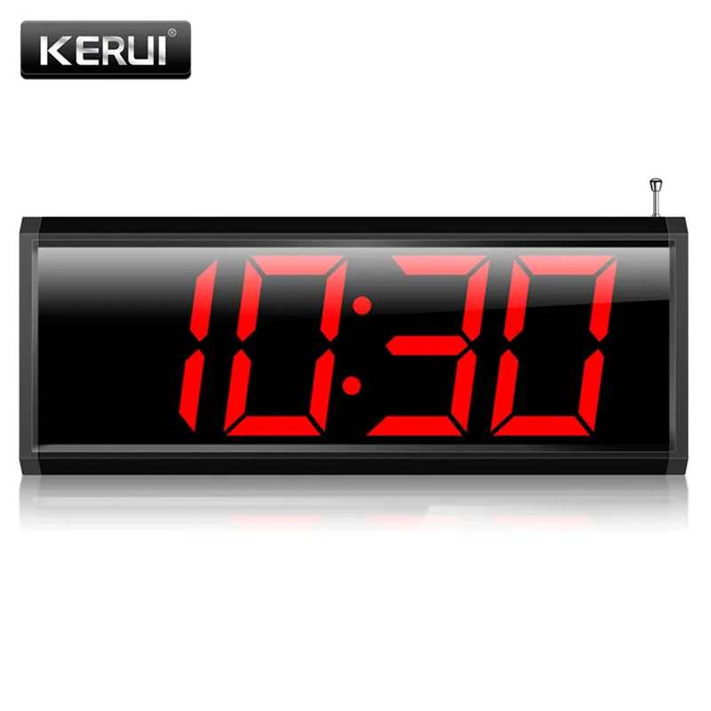 

KERUI Restaurant Pager Wireless Calling System Receiver Host External 3.5mm Alarm Can Used as Alarm System Wireless Pager System