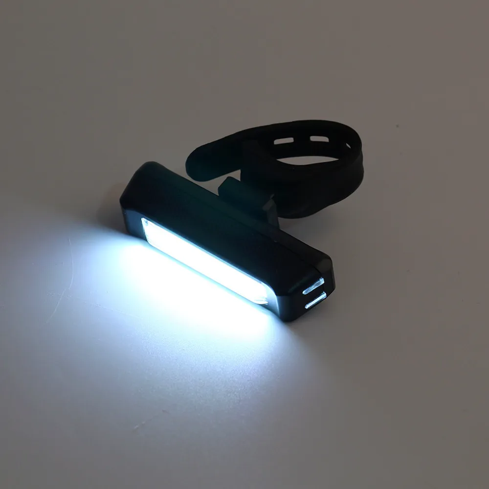 100LM светодиодный COB USB Перезаряжаемый головной светильник с аккумулятором, вспышка для велосипеда, велосипеда, хвостовая Защитная лампа, крепление на руль, горячая Распродажа