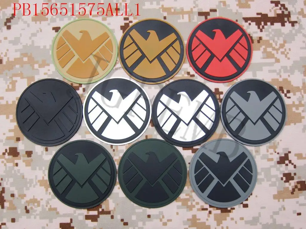 Eagle Head negative The Avengers S.H.I.E.L.D Tactical Morale 3D PVC patch | Дом и сад