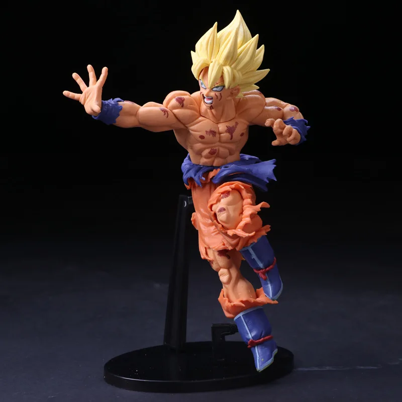 Натуральная Dragon ball Z экшн-фигурка Goku и Гохан обожествления ver с рисунками из комикса «Жемчуг дракона», игрушки из ПВХ; высота каблука 18 см