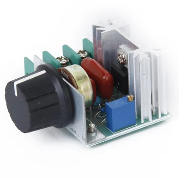 

AC 110~220V 2000W SCR Voltage Regulator Dimmer Speed Temperature Controller