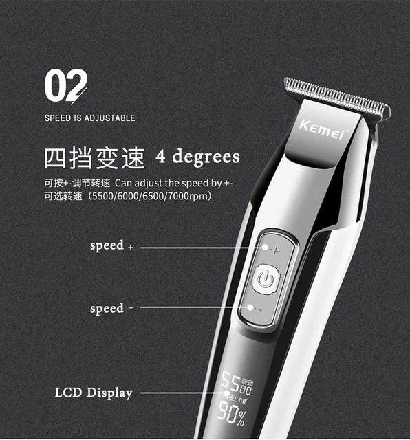 Kemei Professional Hair Clipper, Kemei Hair Cutting Machine