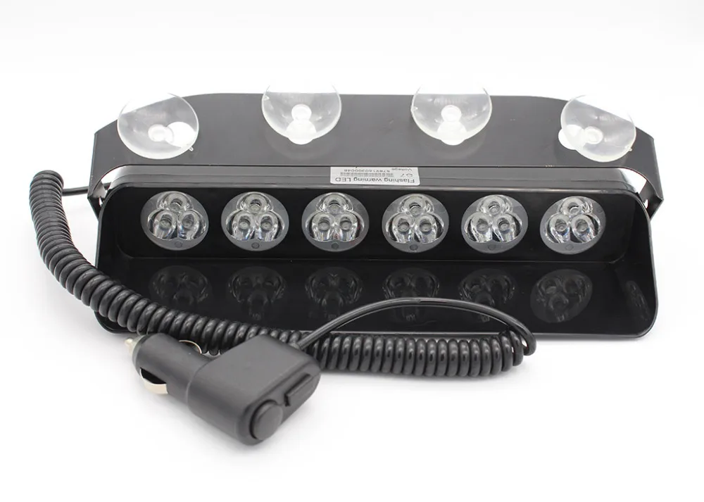 3x6 18 LED 12V Car Truck Emergency Flasher Dash Strobe