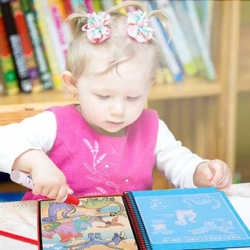 

Magic Water Drawing Book Coloring Book Doodle With Magic Pen Painting Drawing Board Coloring Book Kids Toys Educational Toys