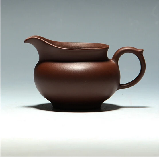 

180ml Purple rhyme archaize pot of fair mug Purple clay model Yixing purple sand teapot tea set Quality goods fair mug