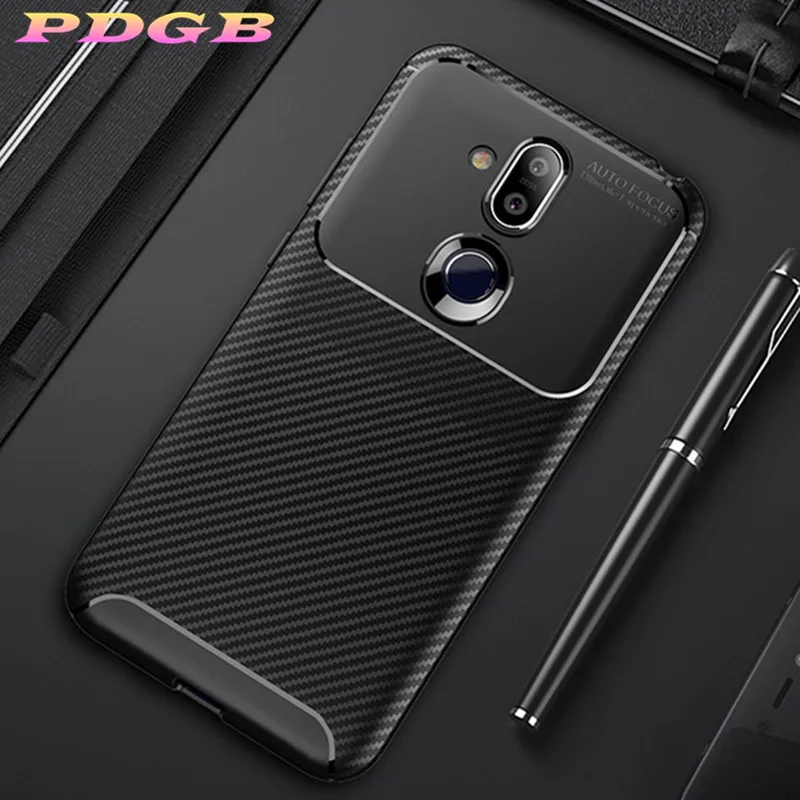 

Heavy Duty Shock Proof Case For Nokia X5 X6 X7 3.1 5.1 6.1 Plus 2.1 8.1 7.1 9 pureview Carbon fiber Soft TPU Armor Phone Cover
