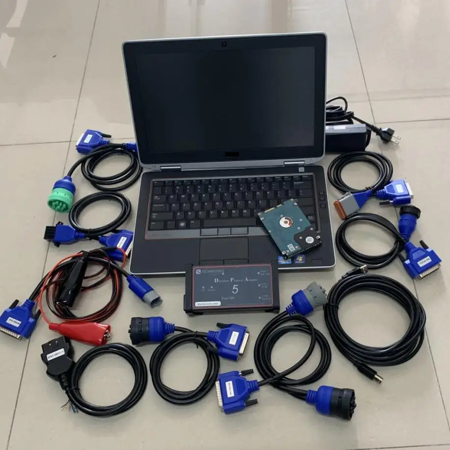dpa 5 heavy duty truck diagnostic tool with dearborn protocol adapter5 software hdd installed in laptop E6320 i5 4g ready work | Автомобили
