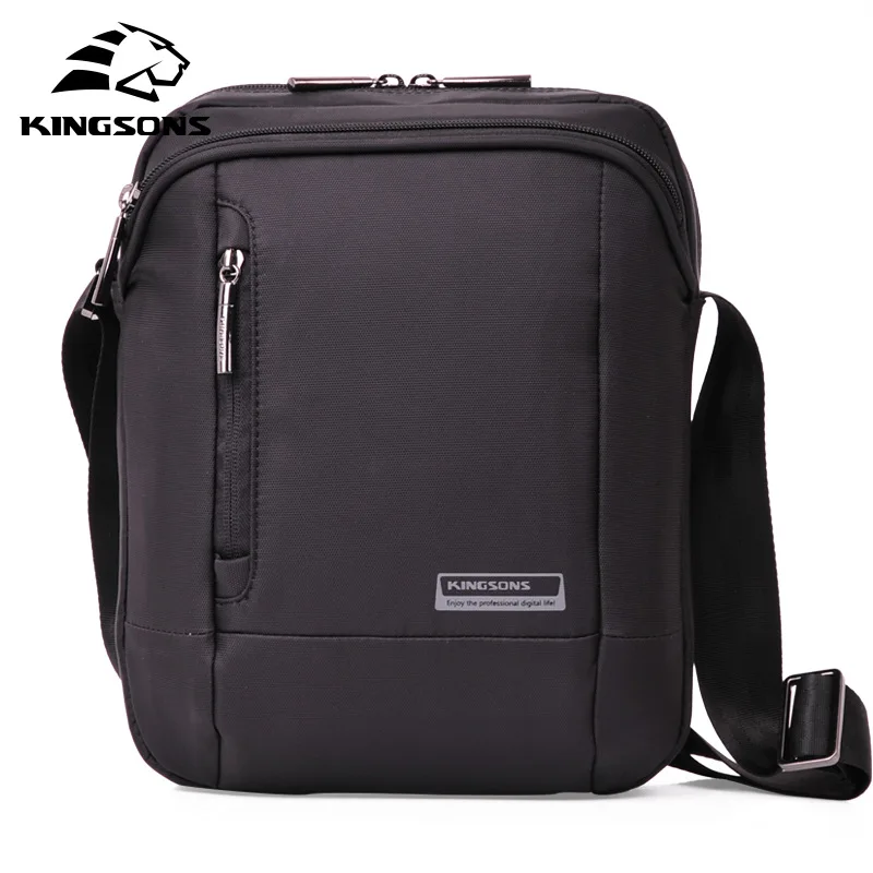 

Kingsons Fashion Men's Solid Shoulder Bag Unisex Waterproof Cross Body Bag Business Hand Bags for Boys and Girls