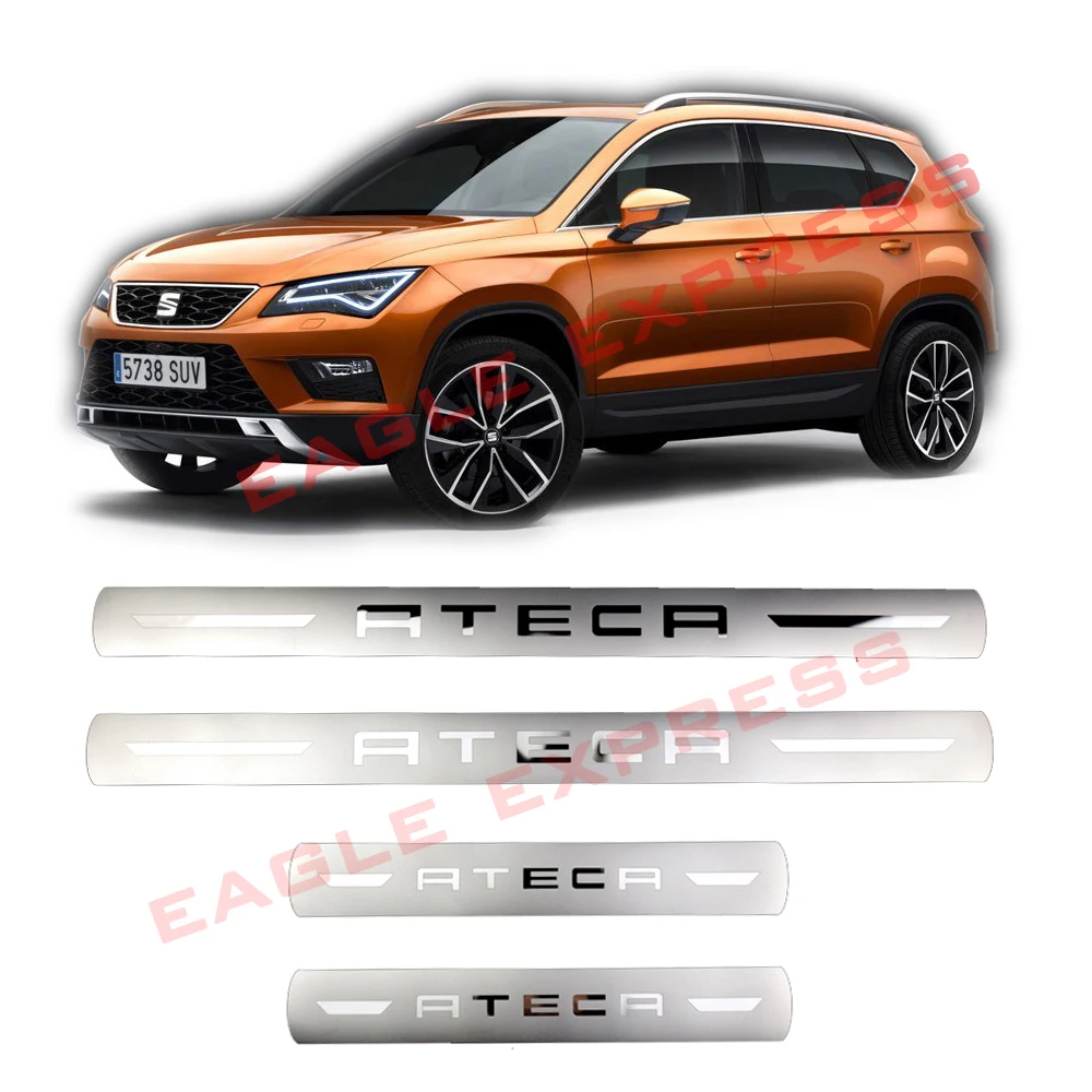 

For SEAT ATECA FR X-Perience Stainless Steel Scuff Plate Door Sill Cover Trim for ATECA 2017 2018 2019