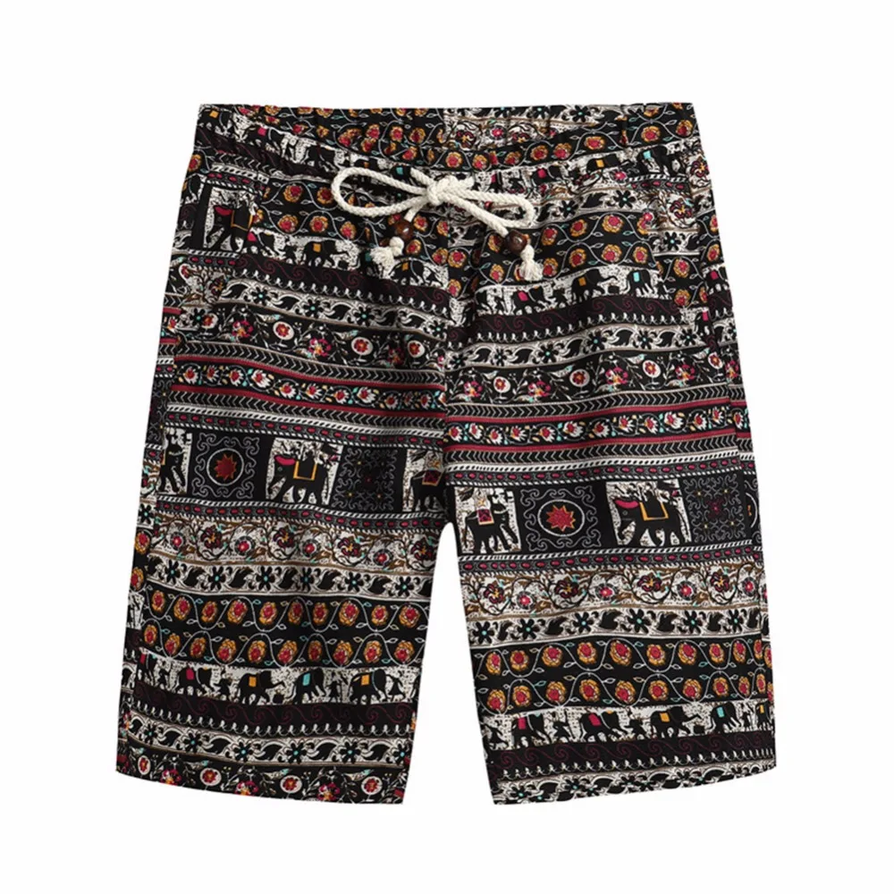 Бренд новые летние Для мужчин бермуды женские шорты модные Повседневное свободные прямые цветочный узор Пляжные шорты мужской плюс Размеры 5XL Костюмы