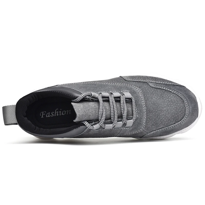 New Winter Men Running Shoes Height Increasing Men Sneakers Sport Shoes Suede Leather Walking Shoes New Winter Men Running Shoes Height Increasing Men Sneakers Sport Shoes Suede Leather Walking Shoes