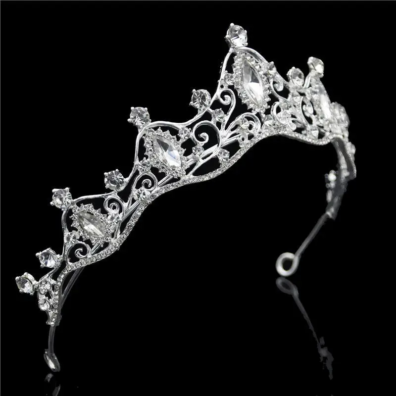 

New Fashion Bridal Wedding Crown for Women Gold Silver Headdress Tiaras and Crowns Headbands Wedding Hair Jewelry Hair ornaments