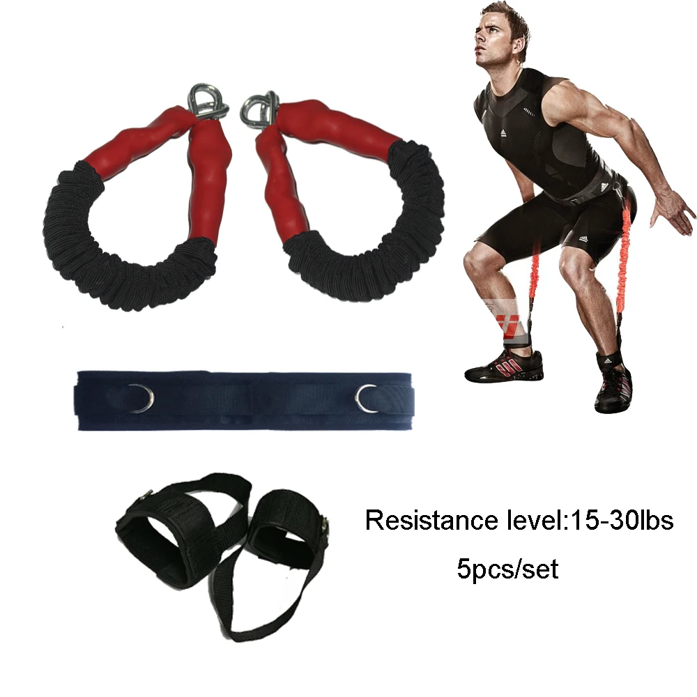 Resistance Band Fitness Bounce Trainer Rope Basketball Tennis Running
