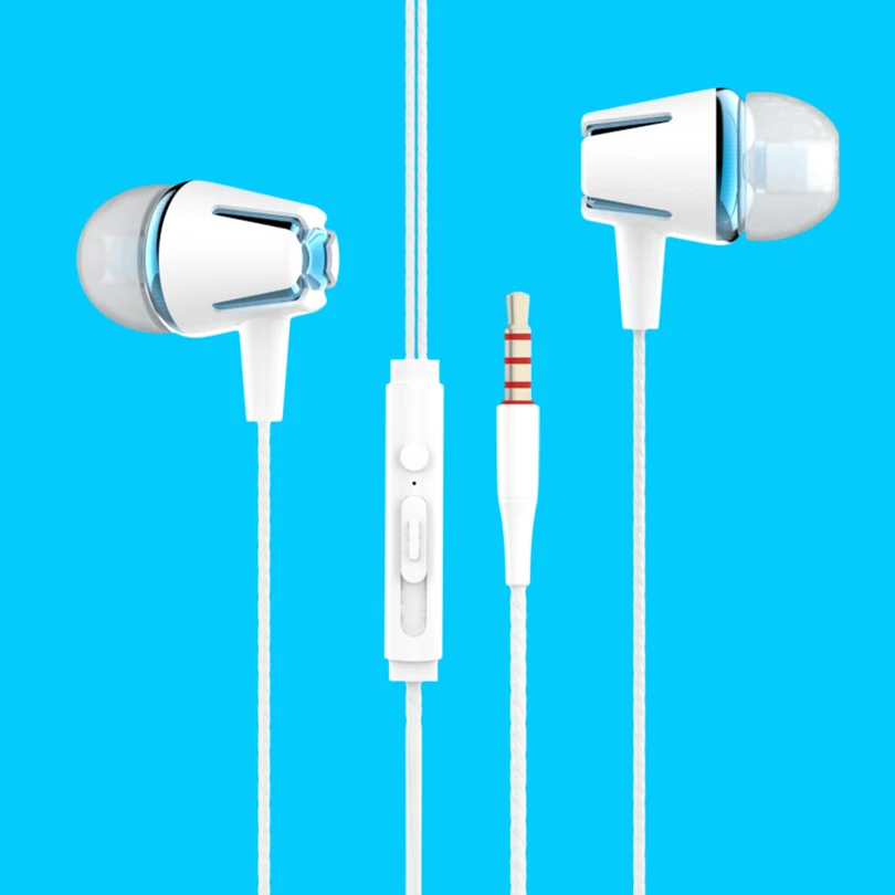 Aibesser 3.5 headset jack colorful earphones slim TPE cable fashion