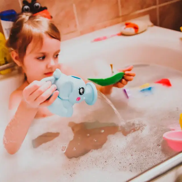 Baby Bath Waterwheel Dabbling Toy Kid Bathroom Education Water Child Boys Girls 1 to 3 Toddler Bathtub Foam Beach Swimming Pool 2