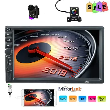 

Multimidia 2 Din Car MP5 Player Automotivo 7" HD Touch Screen Auto Audio Stereo Bluetooth Radio Controlled Subwoofer