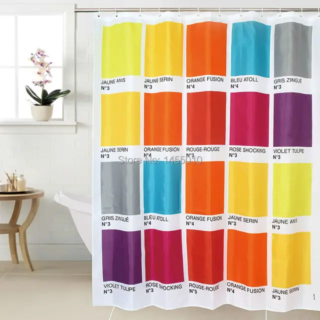 rideau de douche taille