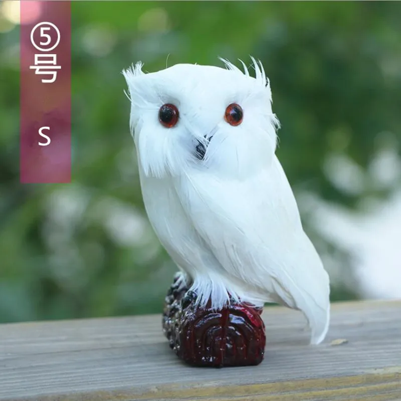 Zilin New White Simulated Owl Pet Decor Home Decoration 3 White Simulated Owl Pet Decor Home Decoration 3 Sizes For Option In Figurines Miniatures From Garden On Aliexpress Alibaba Group