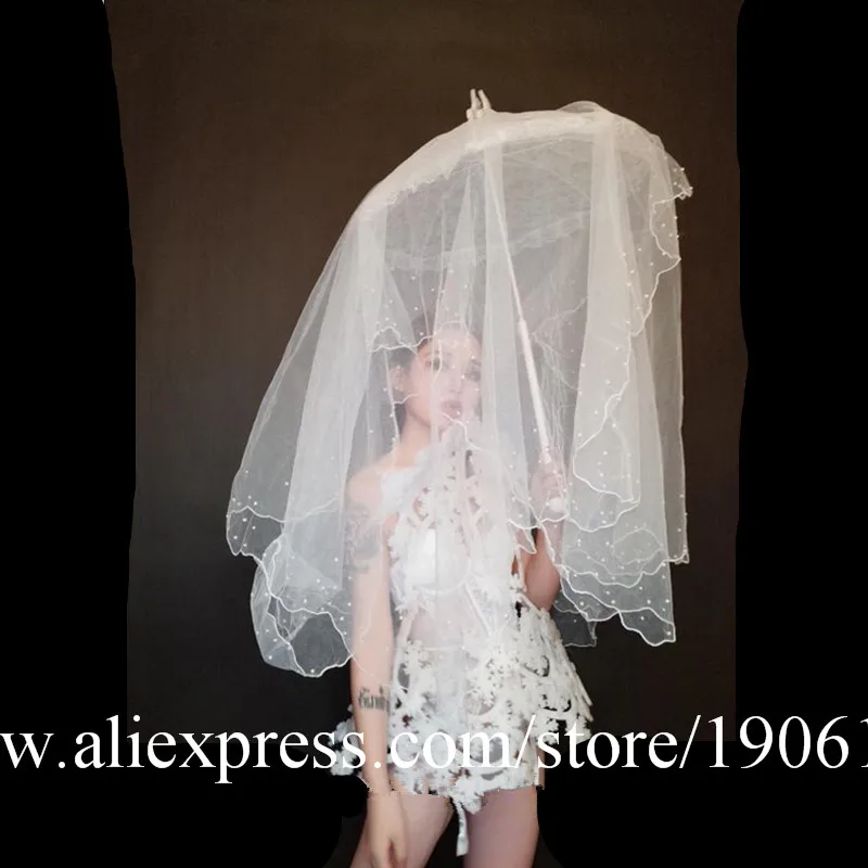 Mysterious snowflake theme ds singer show gogo hundred dj bar nightclub costumes15