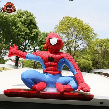 

Creative car sticker roof decoration doll Spiderman fashion car stickers car-styling size 30 cm Do not hurt paint Strong suction
