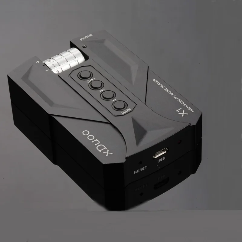 xDuoo X1 8GB 음악 오디오 MP3 플레이어 지원 WAV APE FLAC 미니 포켓 300ohm 고출력 HiFi 뮤직 플레이어