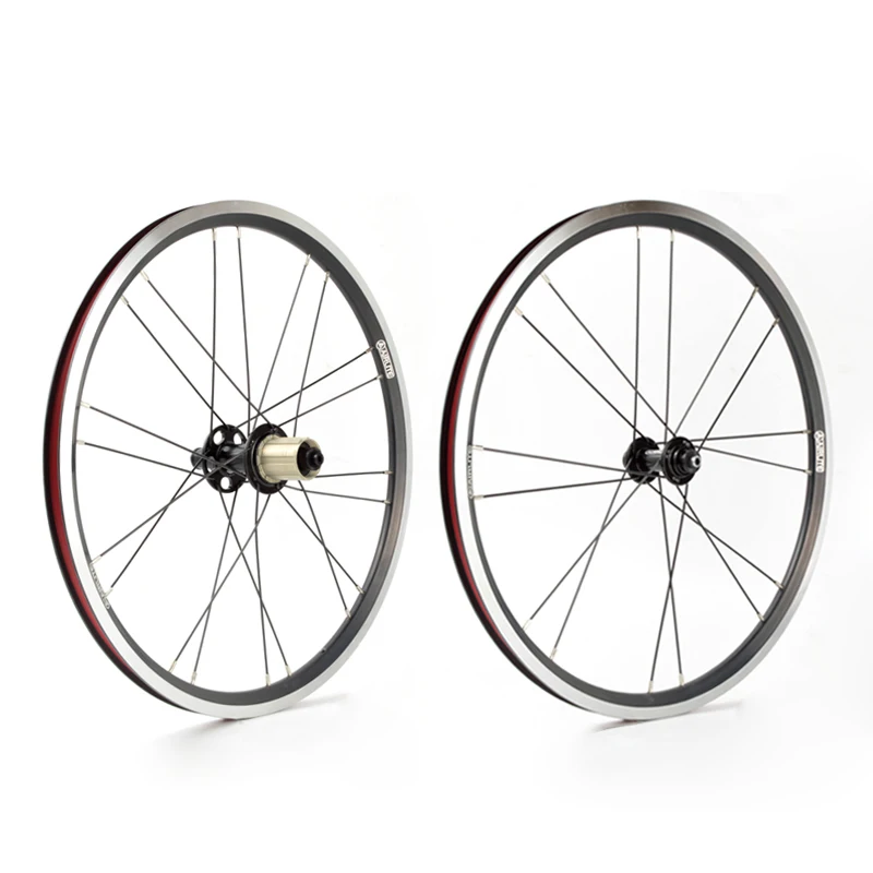 Discount 20 inch Bike 406/451 Wheel FNHON Bicycle Wheel 74/100-130mm Sealed Bearing V Brake Bicycle Wheel 0