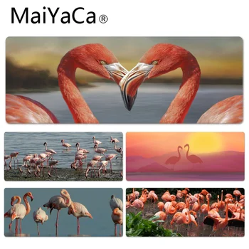 

MaiYaCa New Arrivals Flamingo on the river Large Mouse pad PC Computer mat Size for 300x800x2mm and 300x900x2mm Mousepad