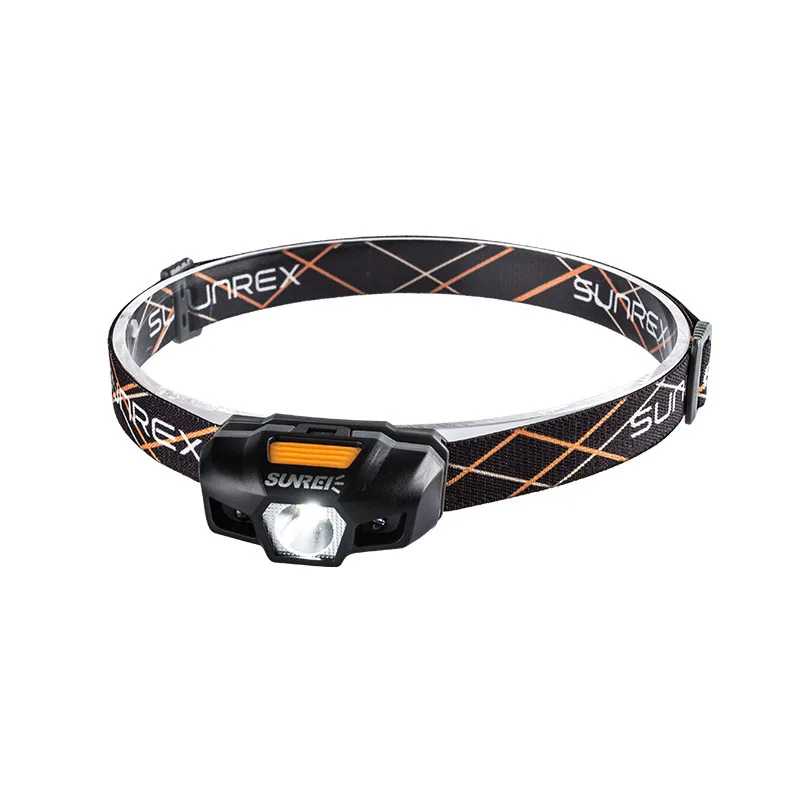 

SUNREX Ree2 LED Headlamp Body Motion Sensor LED Bicycle Head Lamp Battery Powered IPX6 Waterproof Outdoor Camping Flashlight