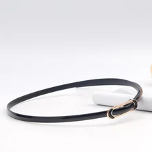 2016 new Wild Korean Simple fashion casual ladies belt for Women’s skirt spring thin belts for women cheap patent lady belts