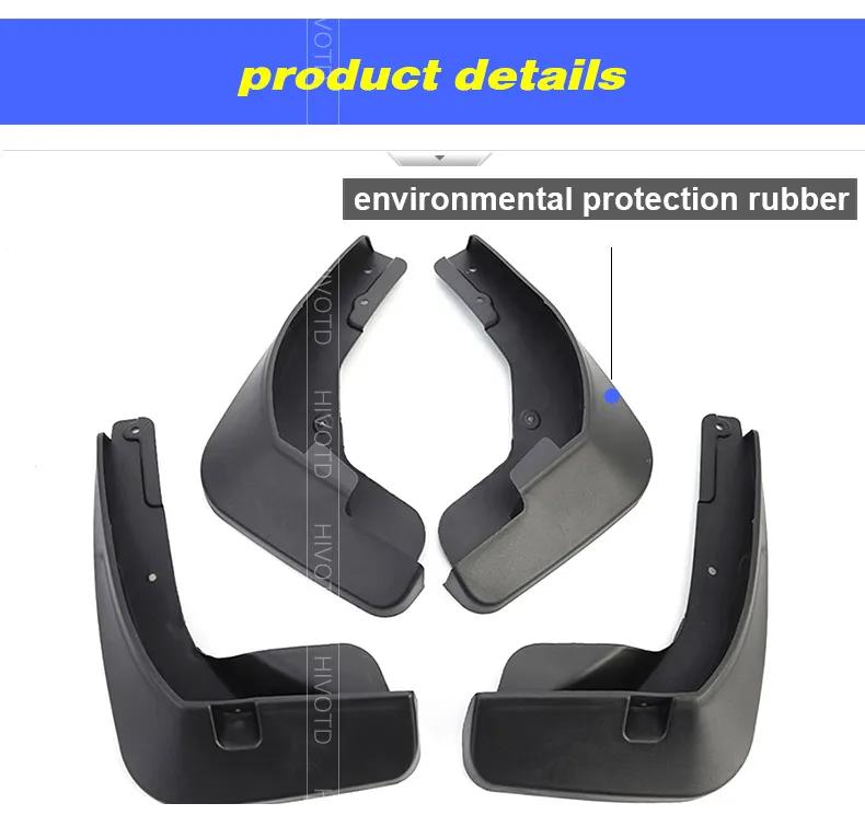 Hivotd For Haval F7 Car Fender Avoid Mud Splash Front Rear Mudguard Cover Guards Exterior Protection Accessories Decoration