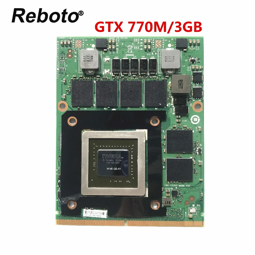 

Original For MSI GT70 GT60 GX660R GT660 GX680 GX780 Video VGA CARD MS-1W0B1 N14E-GS-A1 GTX 770M 3GB DDR5 100% Tested Fast Ship