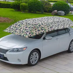 Полуавтоматический автомобильный гидравлический тент под давлением складной зонт Анти-УФ автомобильный подвижный солнцезащитный