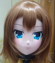 Cheap Top Quality Handmade Female Silicone Rubber Face Mask Cosplay Kigurumi Mask Crossdresser Doll, Kigurumi Anime Role Play Cheap Top Quality Handmade Female Silicone Rubber Face Mask Cosplay Kigurumi Mask Crossdresser Doll, Kigurumi Anime Role Play