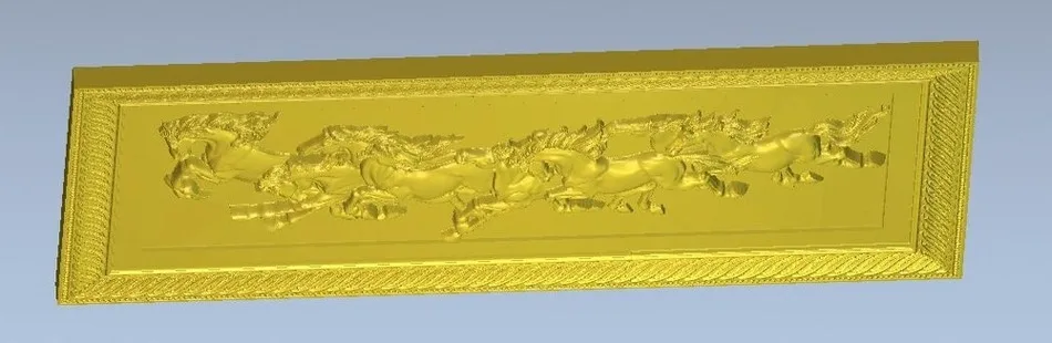 Рельефная лента для ЧПУ в формате STL модель 3d panno_семьи|for cnc|3d model reliefrelief |