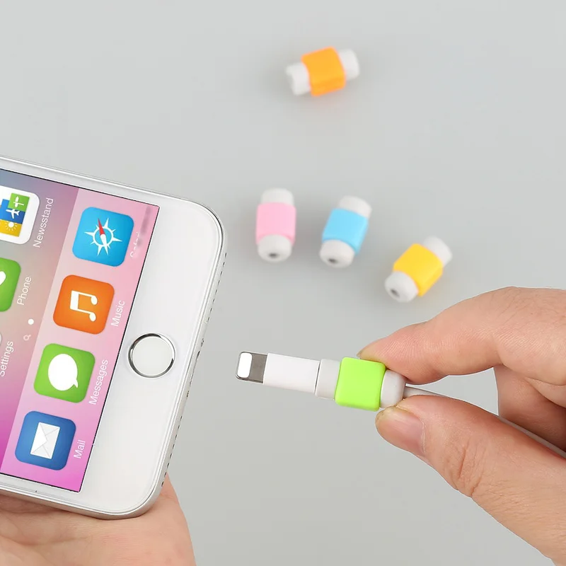 

1Pc Mini Earphone Line Protector for IPhone Smart Phones USB Cable Cable Winder Cover Consumer Electronics Accessories 60%