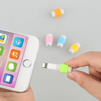 

1Pc Mini Earphone Line Protector for IPhone Smart Phones USB Cable Cable Winder Cover Consumer Electronics Accessories 60%