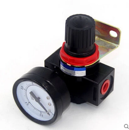 

BR2000 1/4" Pneumatic Air Filter Regulator Valve GaugeAir Control Compressor Pressure
